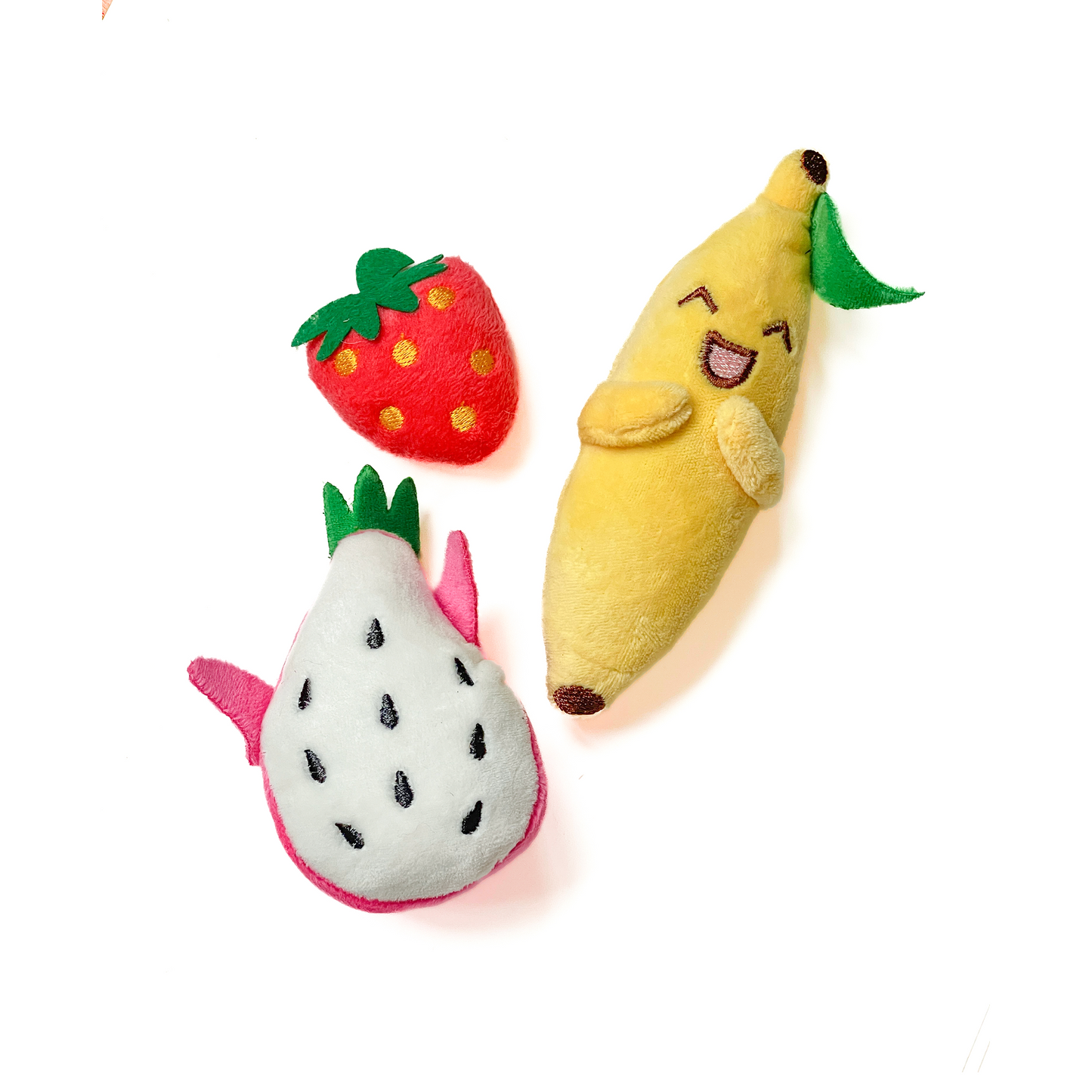 Cute Fruit Plush Catnip Toy Bundle